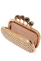 Spider Jewelled Four Ring Box Clutch